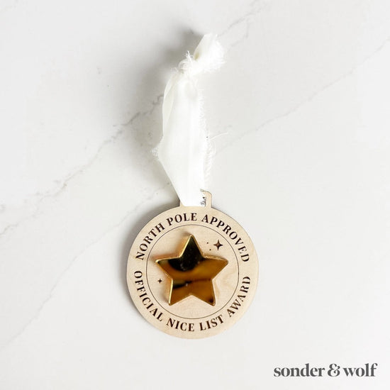 Nice List Ornament - sonder and wolf