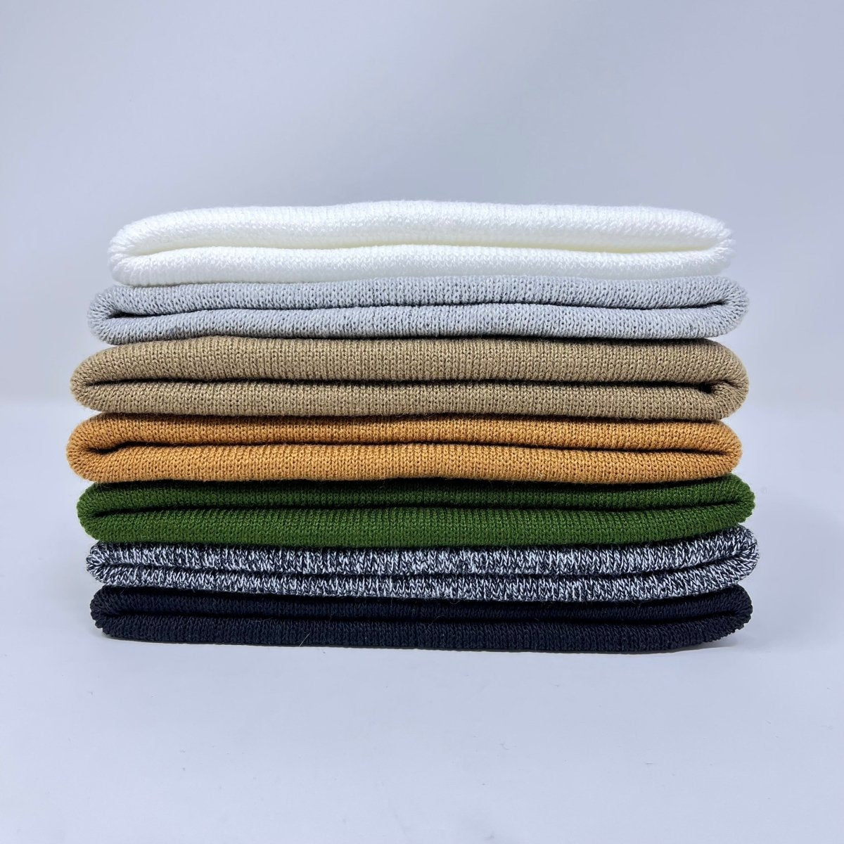 Personalized Beanie with Engraved Leather Patch - sonder and wolf