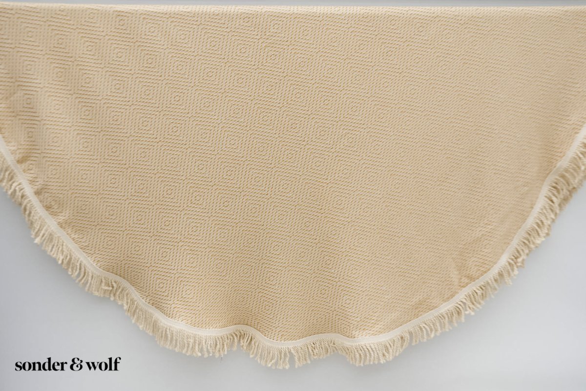 Yellow Diamond | Round Blanket - sonder and wolf