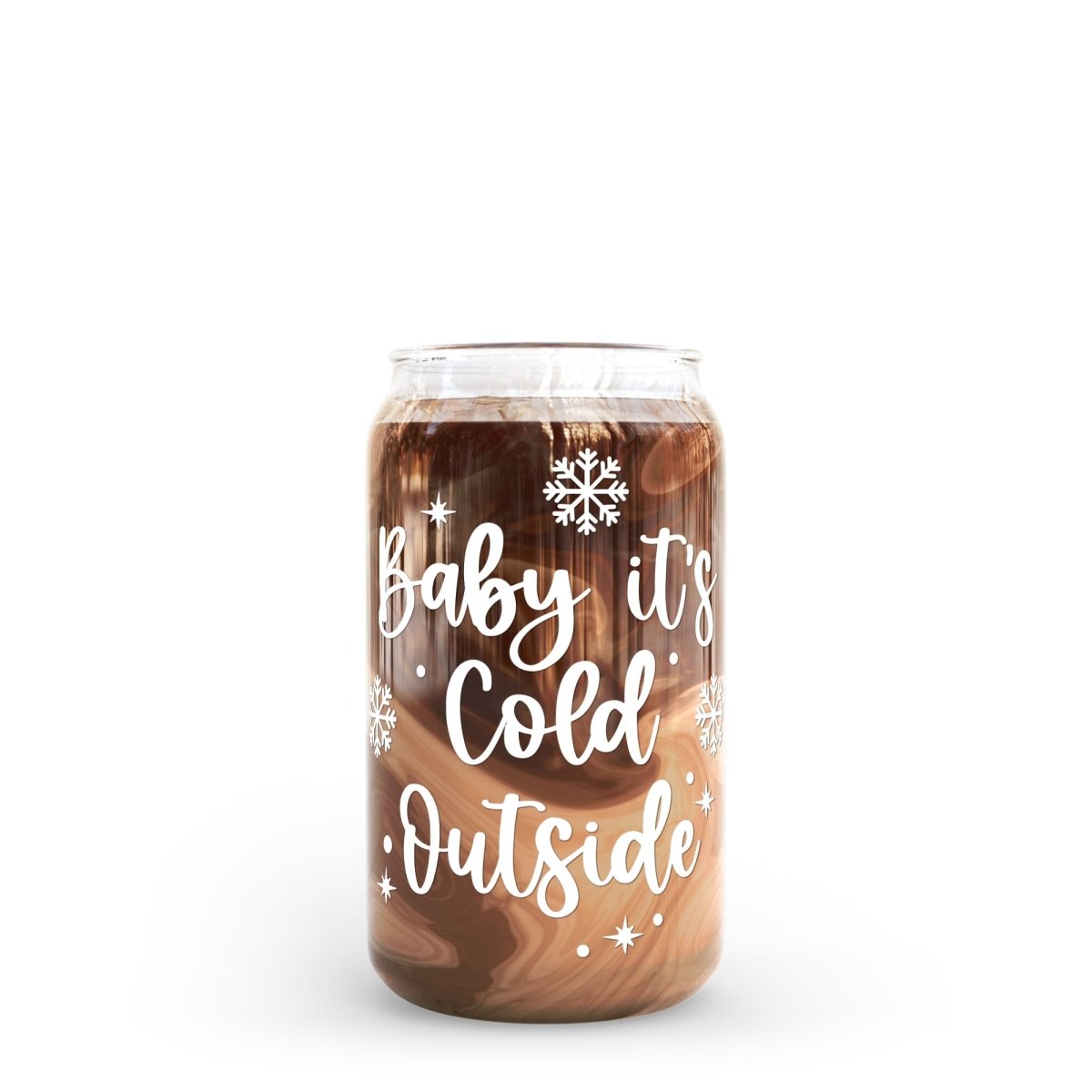 16 oz Beer Can Glass | Baby It's Cold Outside - sonder and wolf