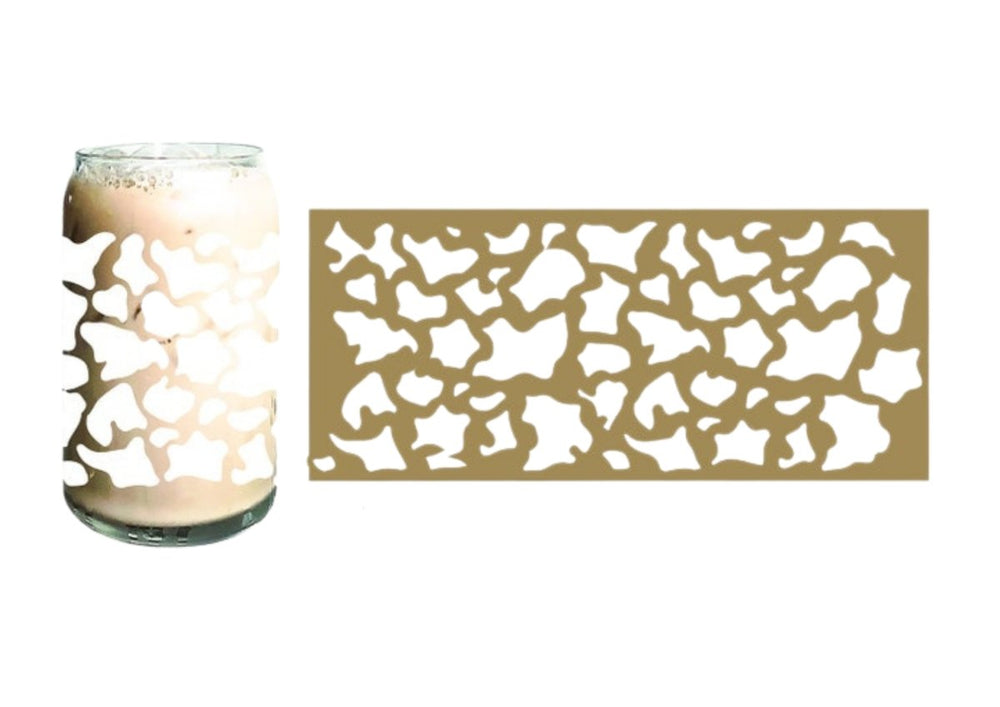 
                  
                    16 oz Beer Can Glass | Cow Print - sonder and wolf
                  
                