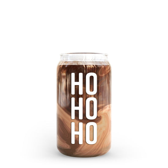 16 oz Beer Can Glass | Ho Ho Ho - sonder and wolf