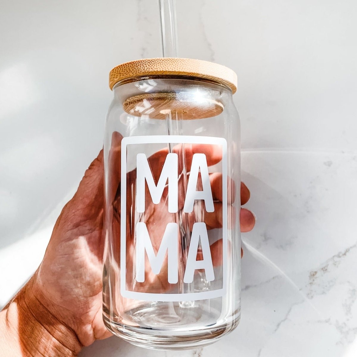 16 oz Beer Can Glass Mama - sonder and wolf