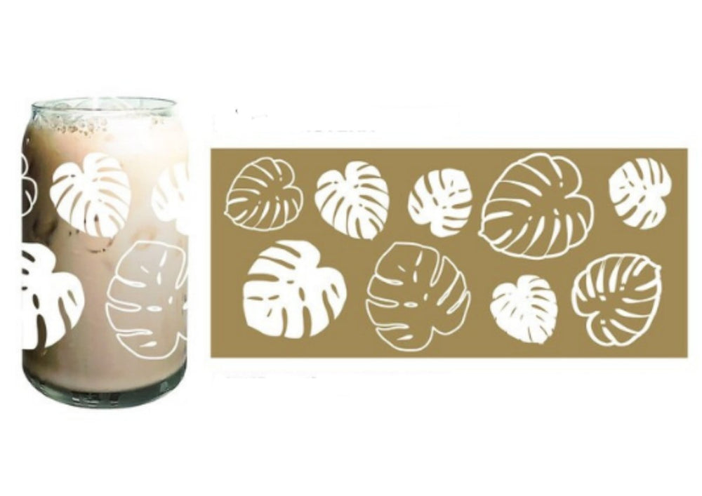 
                  
                    16 oz Beer Can Glass | Monstera Leaves - sonder and wolf
                  
                