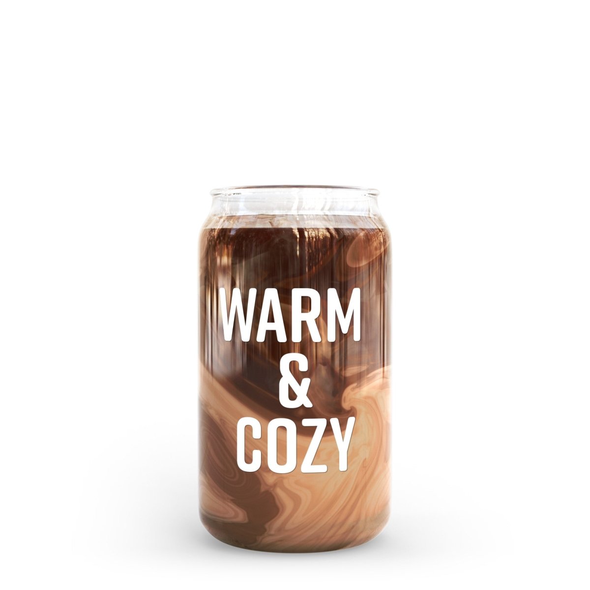 Load image into Gallery viewer, 16 oz Beer Can Glass | Warm &amp;amp; Cozy - sonder and wolf
