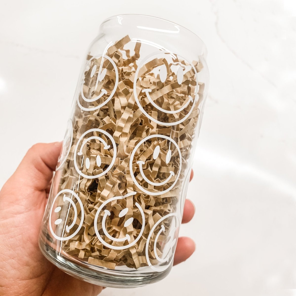 16o z Beer Can Glass | Smiles - sonder and wolf