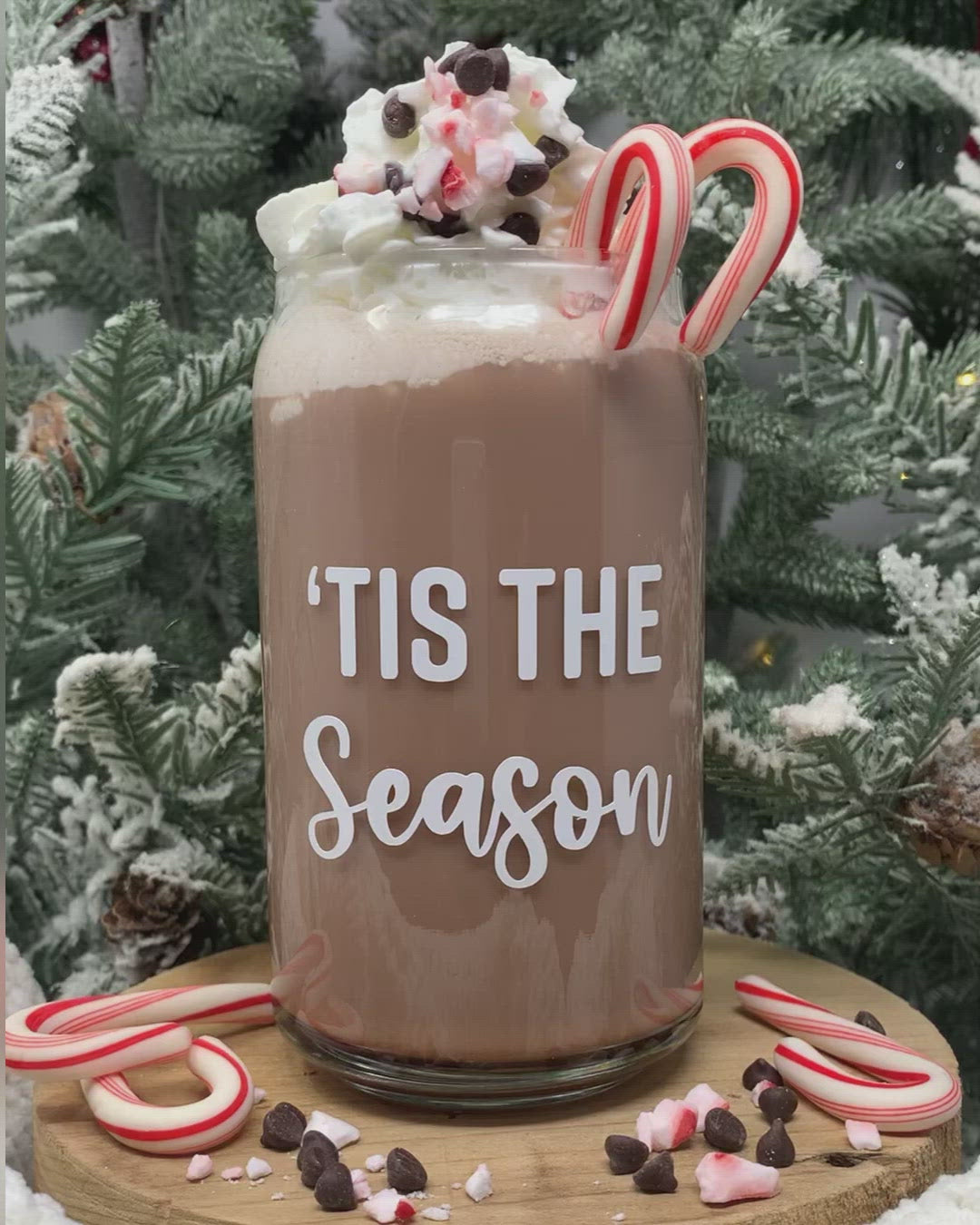 16 oz Beer Can Glass | 'Tis The Season