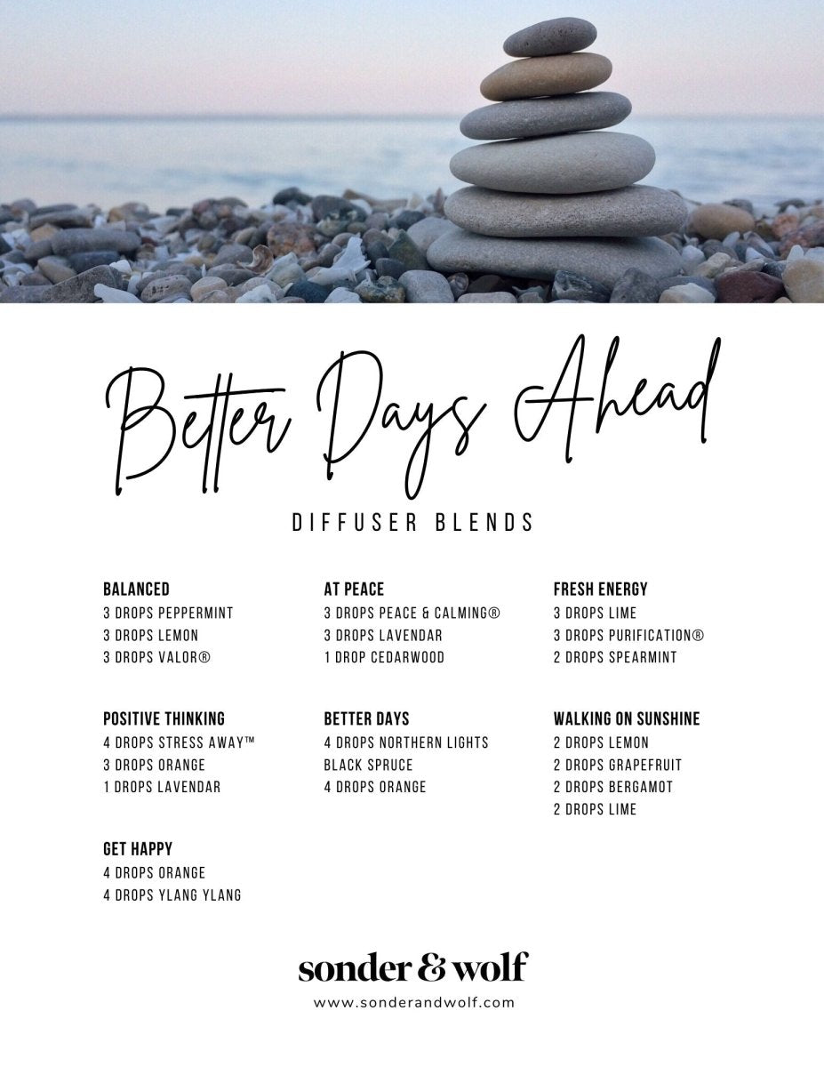 Better Days Ahead Diffuser Blends - sonder and wolf
