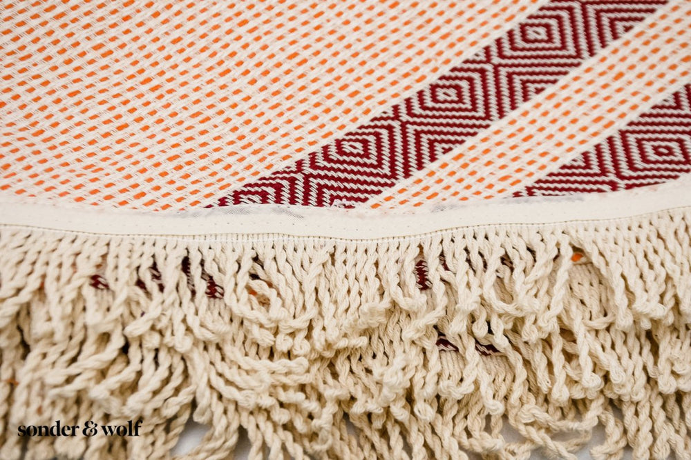 
                  
                    Coral Diamond | Round Blanket - sonder and wolf
                  
                