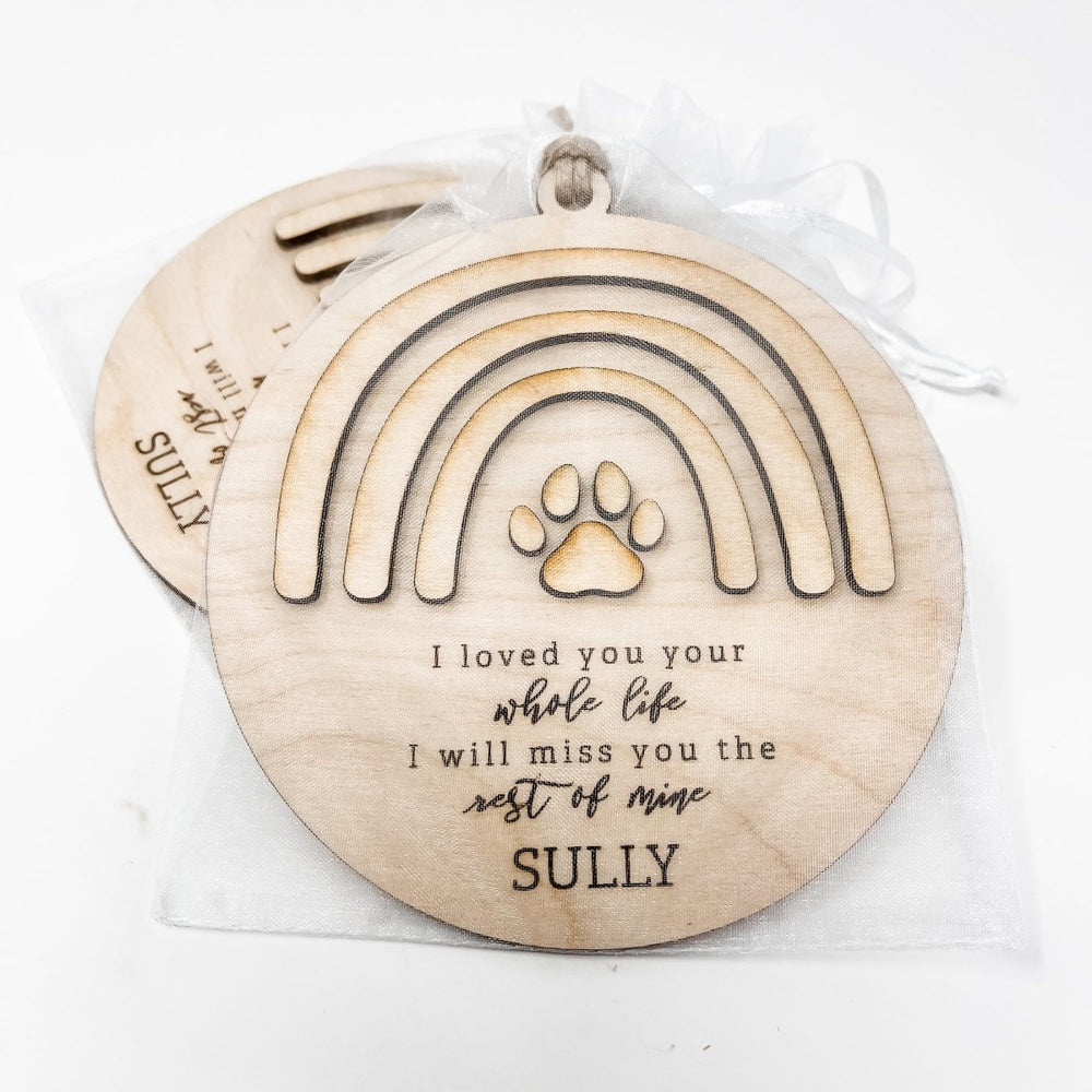 
                  
                    Custom Dog Memorial Ornament - sonder and wolf
                  
                