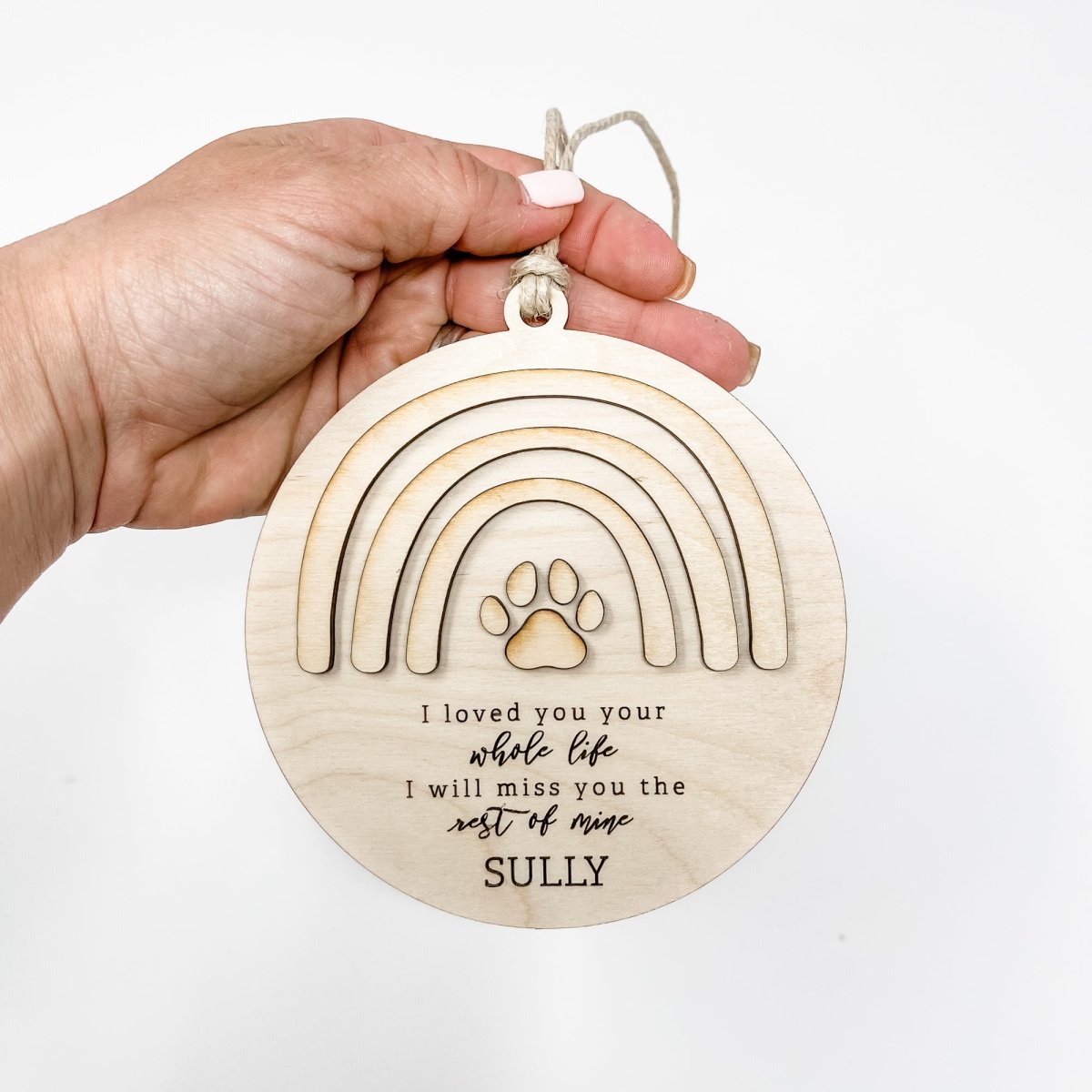 Stocking Tags - Wooden Laser Cut Tags for Christmas Stockings - Life.  Family. Joy