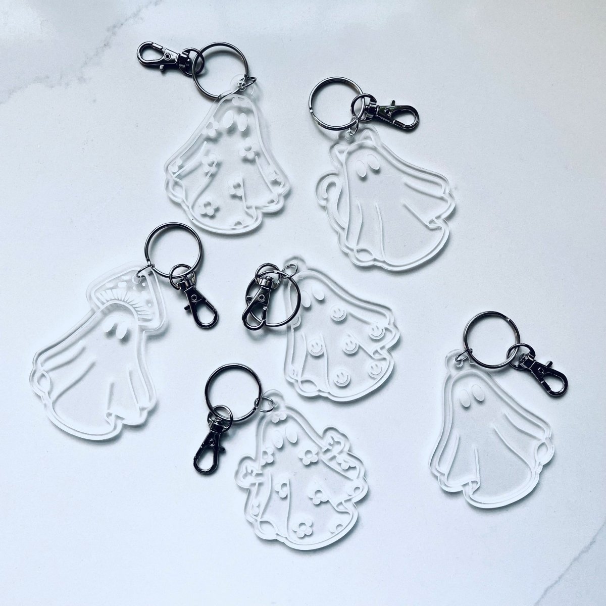 Daisy Ghost Keychain - sonder and wolf