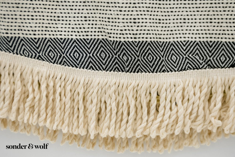 
                  
                    Diamond Black | Round Blanket - sonder and wolf
                  
                