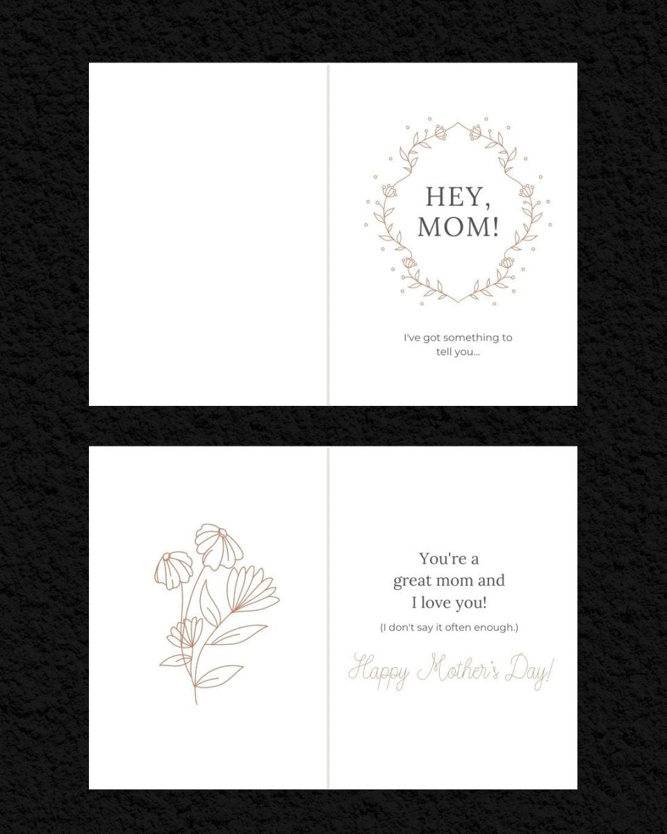 FREE Mother's Day Card Download - sonder and wolf