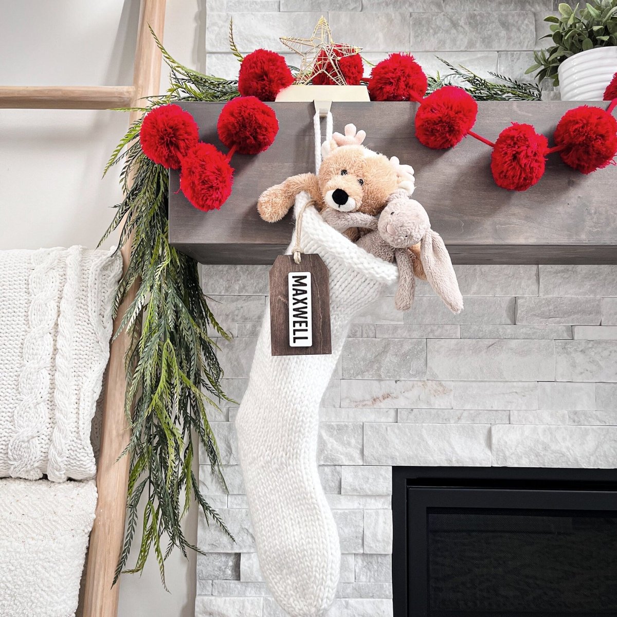 Gift Tag - 3D Personalized Wood Name Tags for Christmas Presents - Unique Holiday Gifting - sonder and wolf