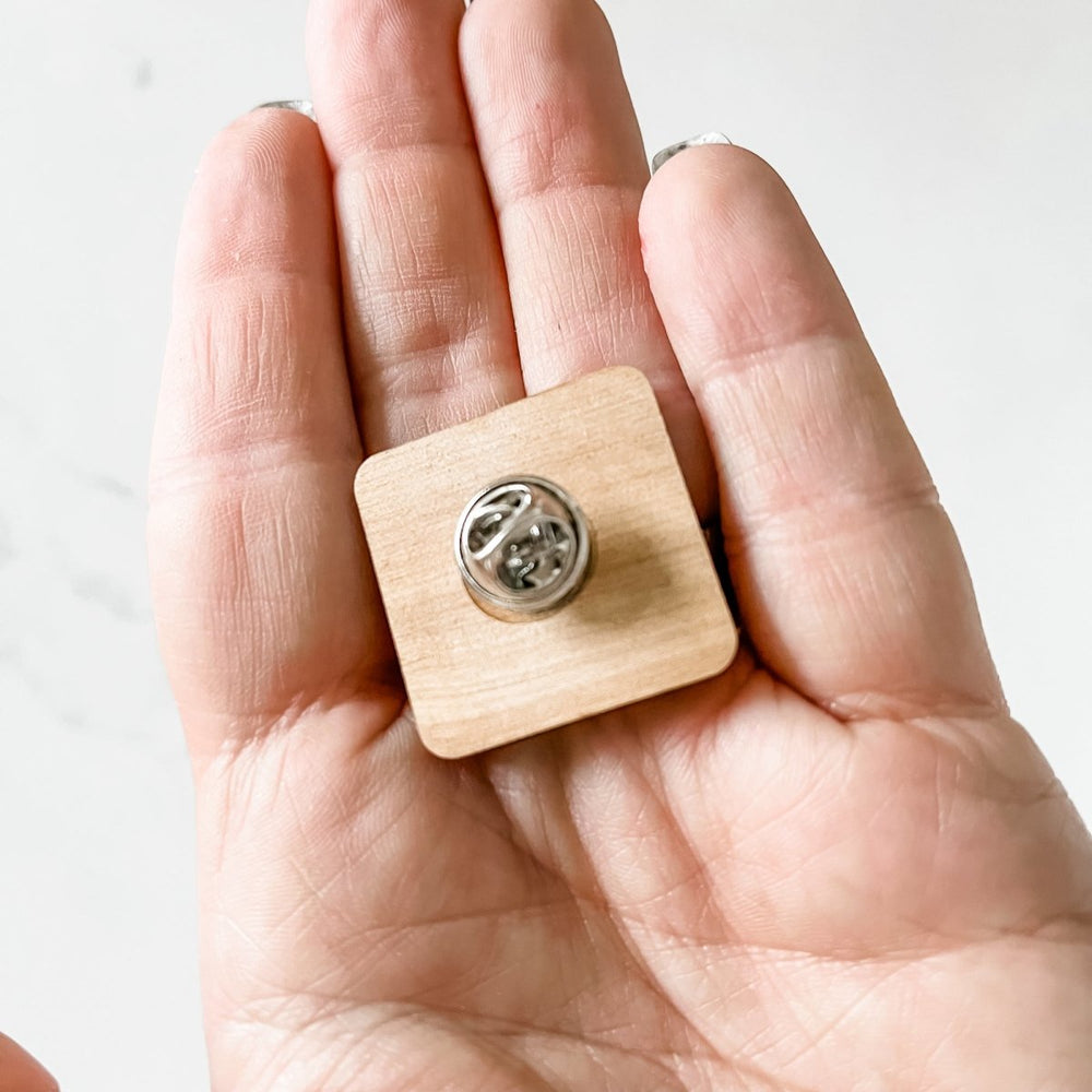 
                  
                    Hello My Name is Over-thinker Wood Pin - sonder and wolf
                  
                