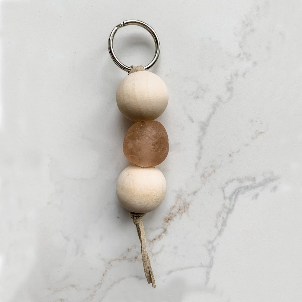 
                  
                    Keychain with Recycled Glass Beads - sonder and wolf
                  
                