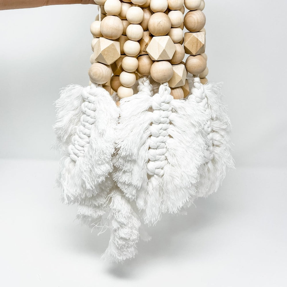 
                  
                    Macrame Feather Bead Garland - sonder and wolf
                  
                