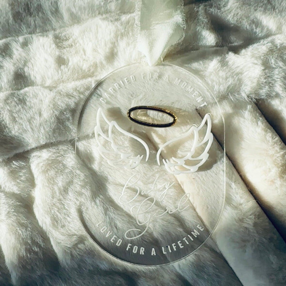 
                  
                    Miscarriage Ornament - Angel Wings - sonder and wolf
                  
                