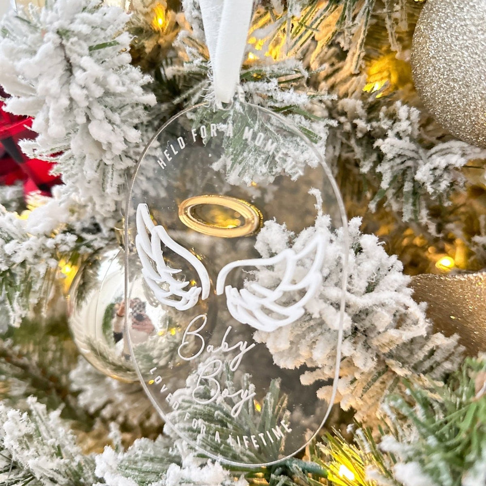 
                  
                    Miscarriage Ornament - Angel Wings - sonder and wolf
                  
                