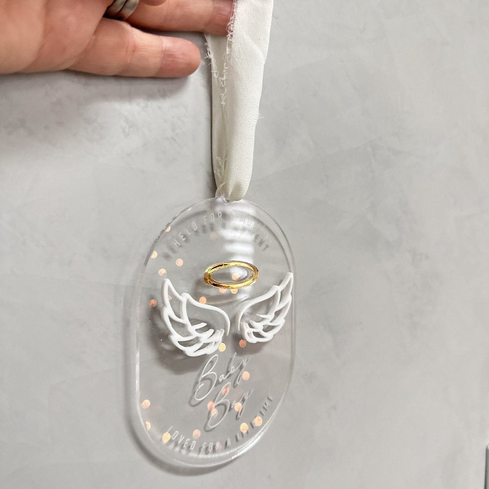 
                  
                    Miscarriage Ornament - Angel Wings - sonder and wolf
                  
                