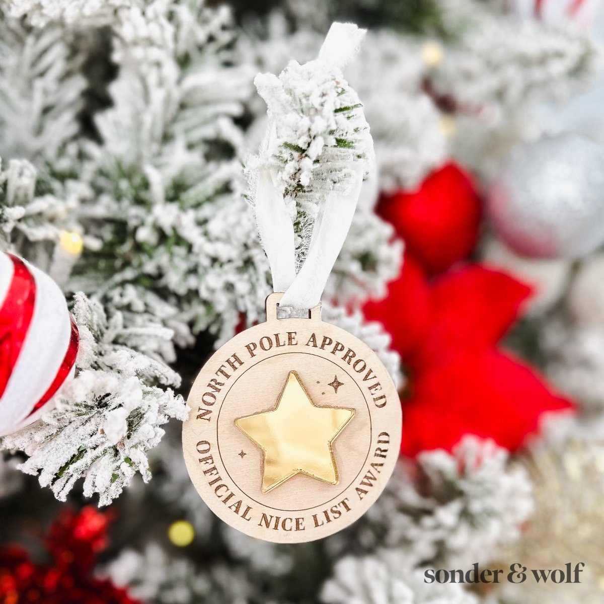 Nice List Ornament - sonder and wolf