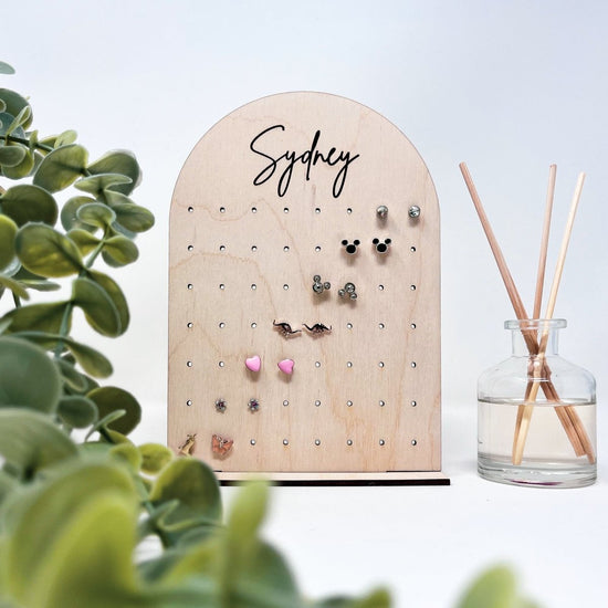 Personalized Jewelry Organizer Earring Stand - sonder and wolf