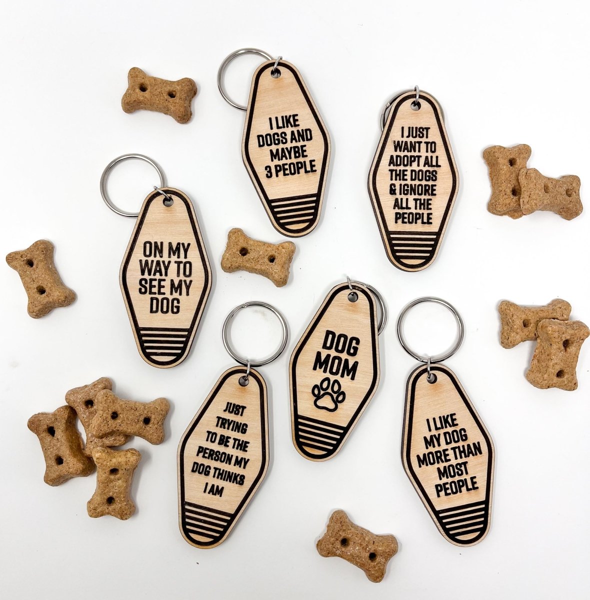 Retro Dog Keychain Collection - sonder and wolf