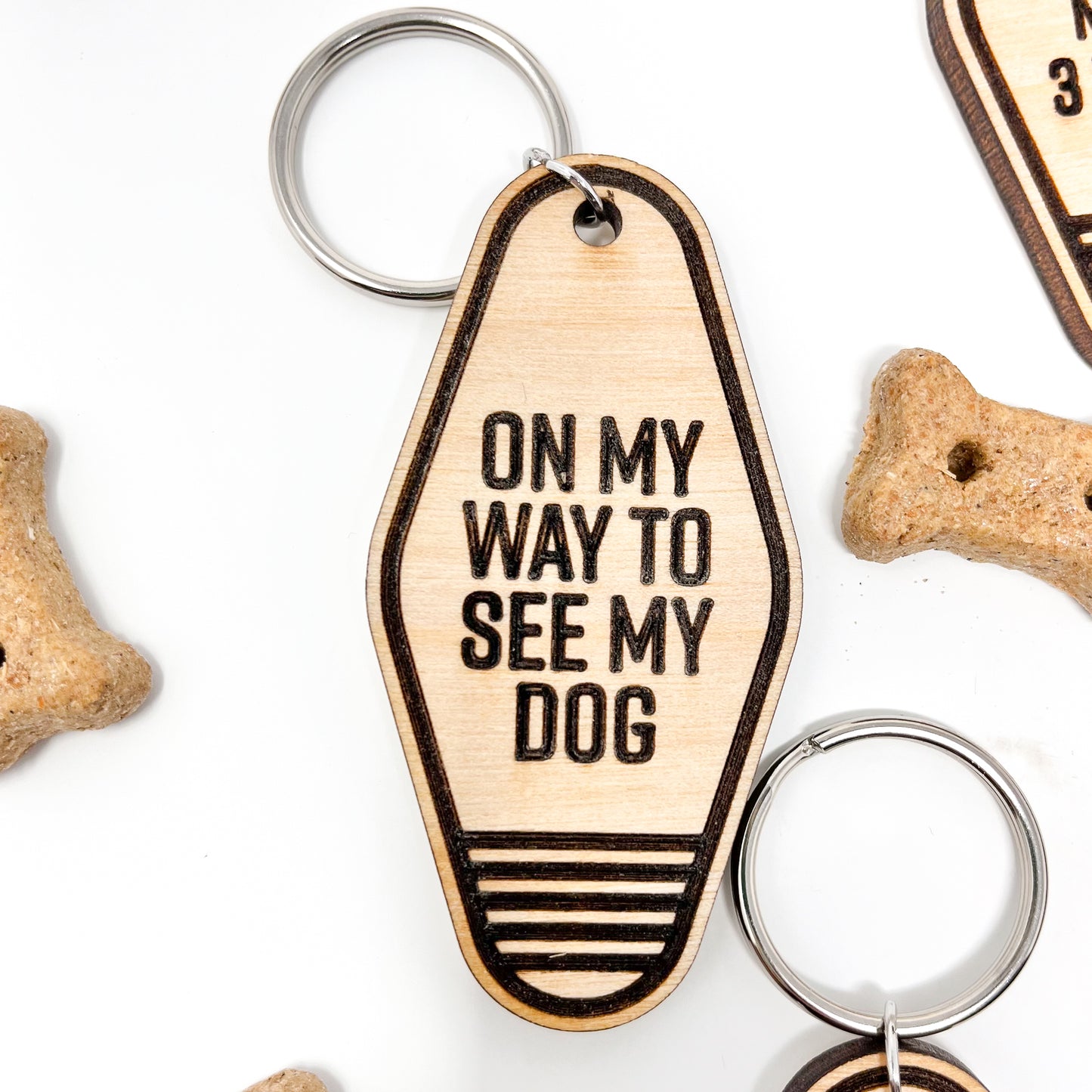 Retro Dog Keychain Collection
