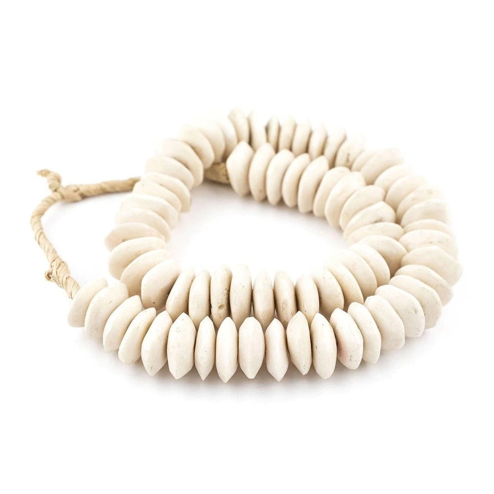 
                  
                    White Bone Saucer Beads Garland - sonder and wolf
                  
                