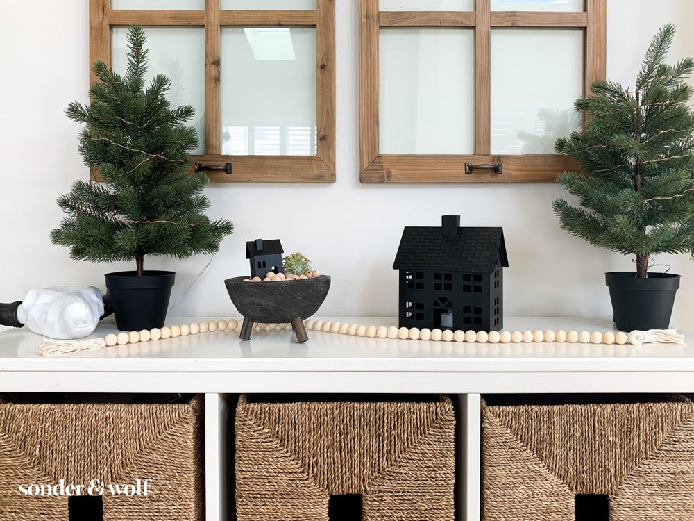 
                  
                    Wood Bead Garland with Cotton Tassels - sonder and wolf
                  
                
