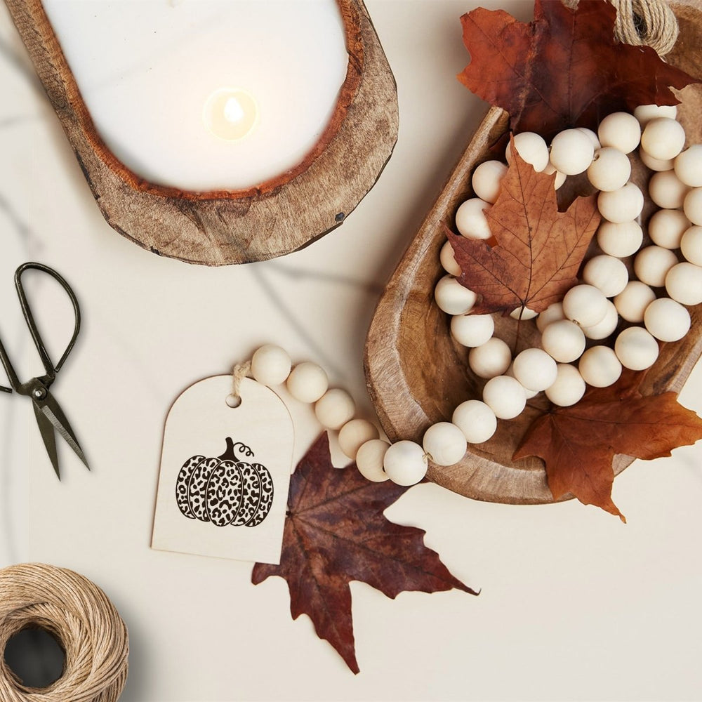 
                  
                    Wood Bead Garland with Wood Charm & Jute Tassel - sonder and wolf
                  
                