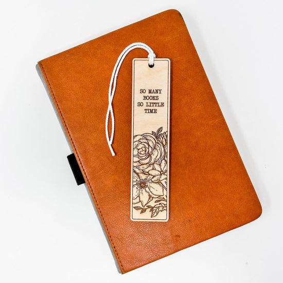 Wooden Bookmark - sonder and wolf