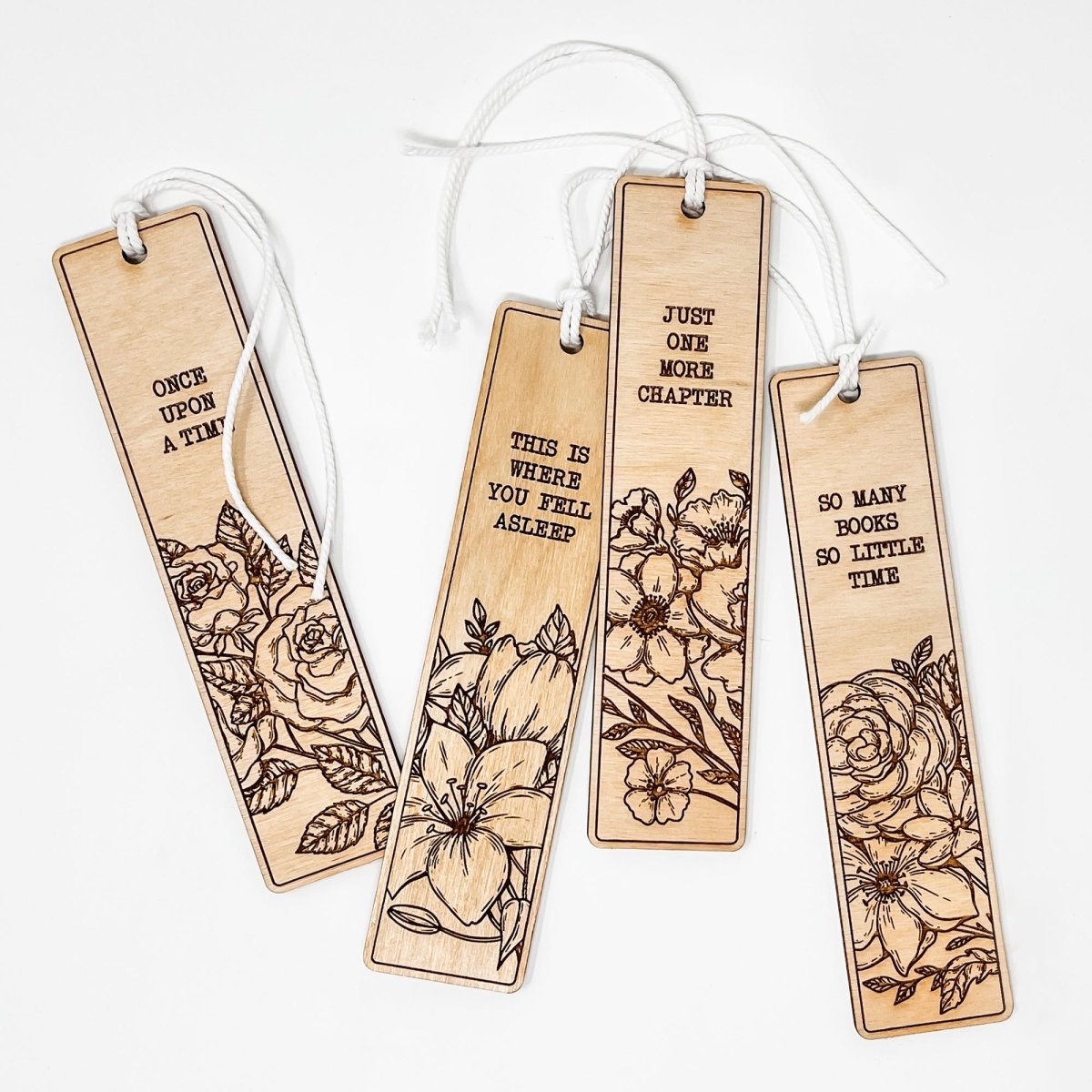 Wooden Bookmark - sonder and wolf